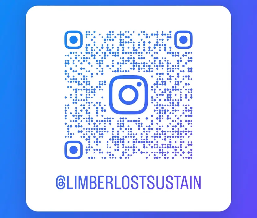 @limberlostsustain Instagram handle QR code