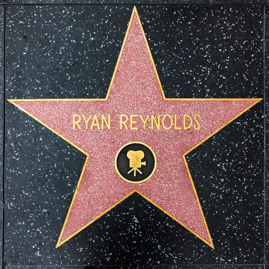 Ryan Reynolds Star on Hollywood Walk of Fame
